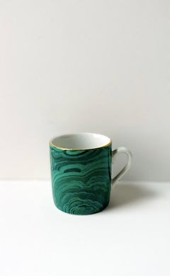 Malachite Porcelain Espresso Coffee Cup