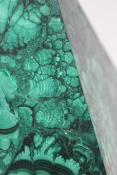 Pyramide et obélisques en malachite de Claude de Muzac