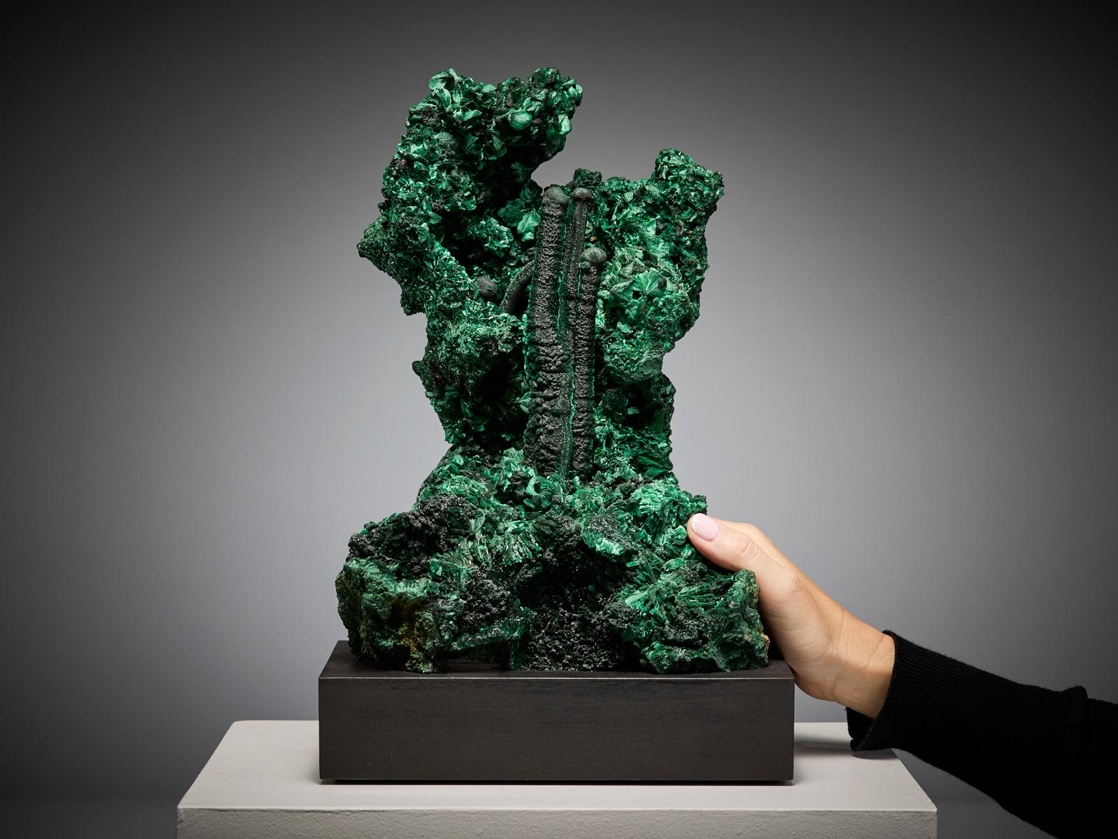 Malachite sculpture in vendita 3
