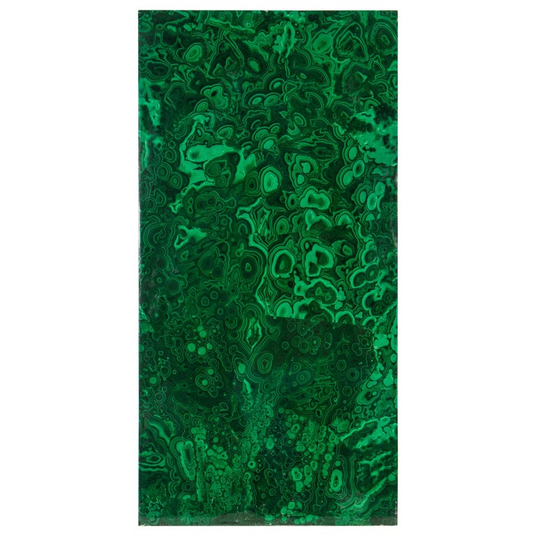 Malachite Veneer Stone Table Top For Sale at 1stDibs