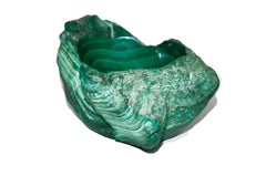 Videopoche o posacenere in malachite