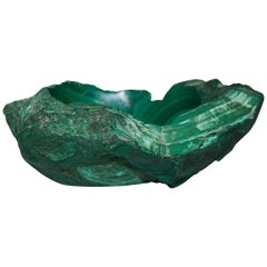 Videopoche o posacenere in malachite