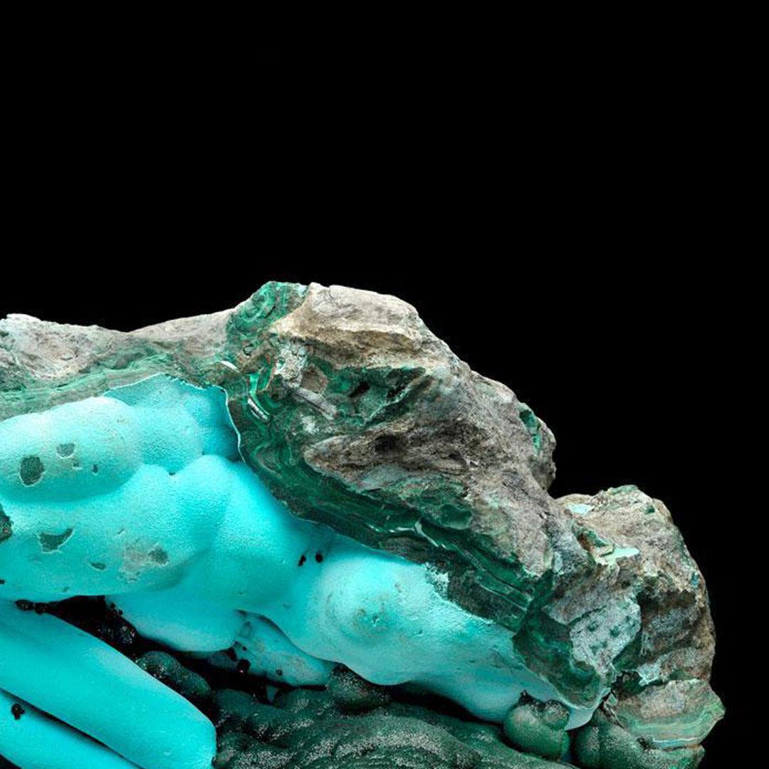 Malachite con crisocolla - 14 lb in vendita 1