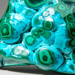 Malachite with Chrysocolla Polished Stone from Democratic Republic of the Congo