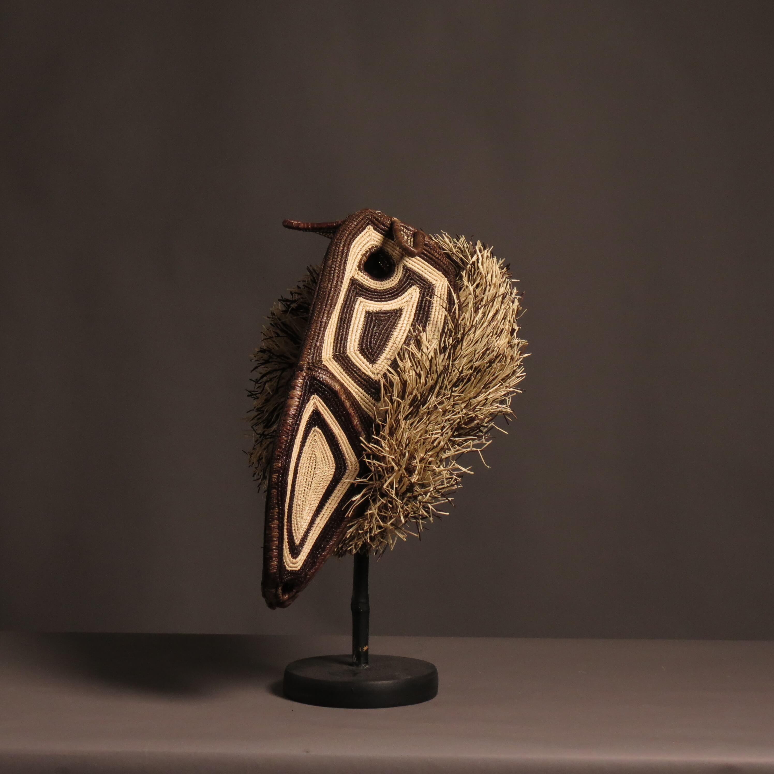 Tribal Shamanic Mask from the Rainforest Malanga For Sale