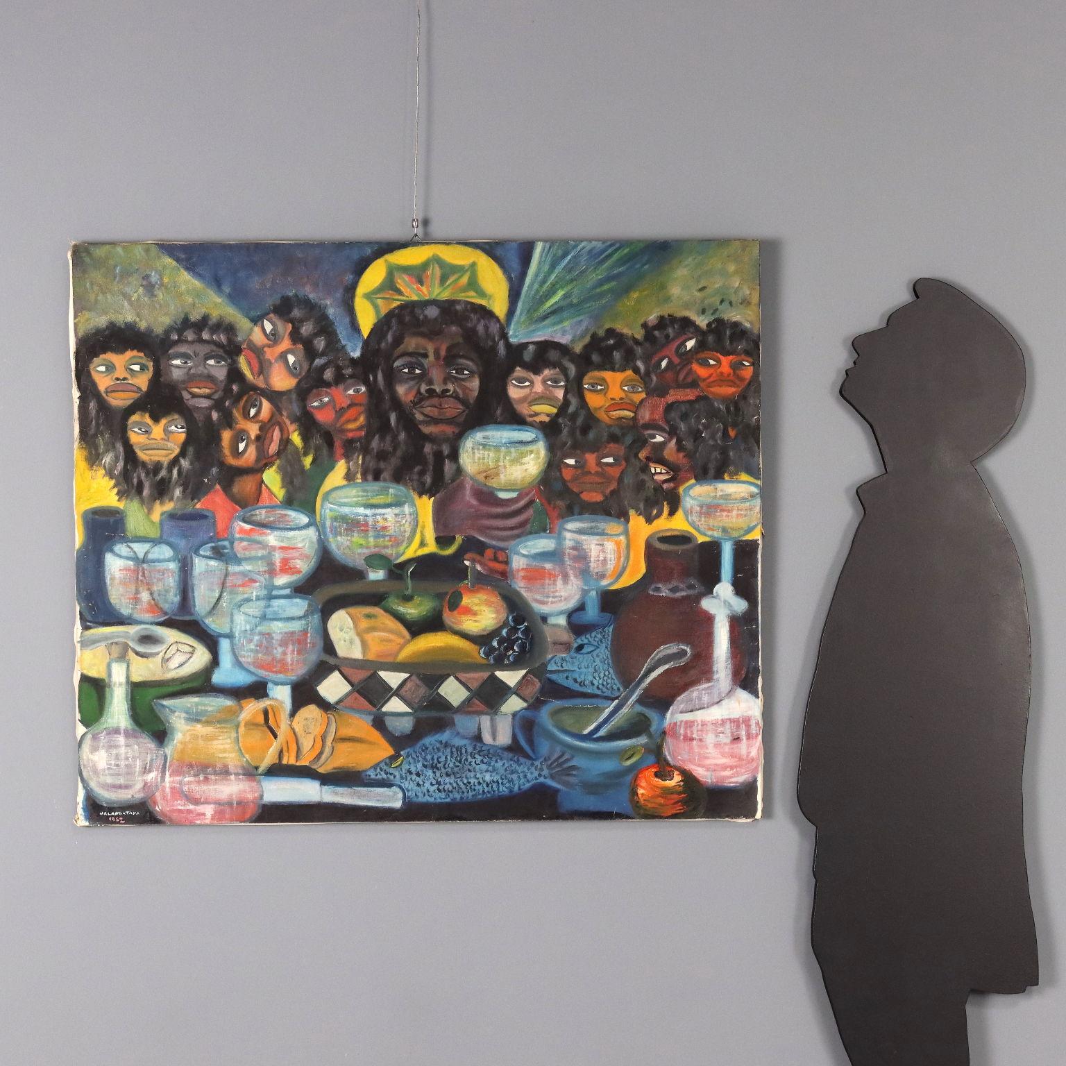 L'ultima Cena 1962 - Painting di Malangatana Ngwenya