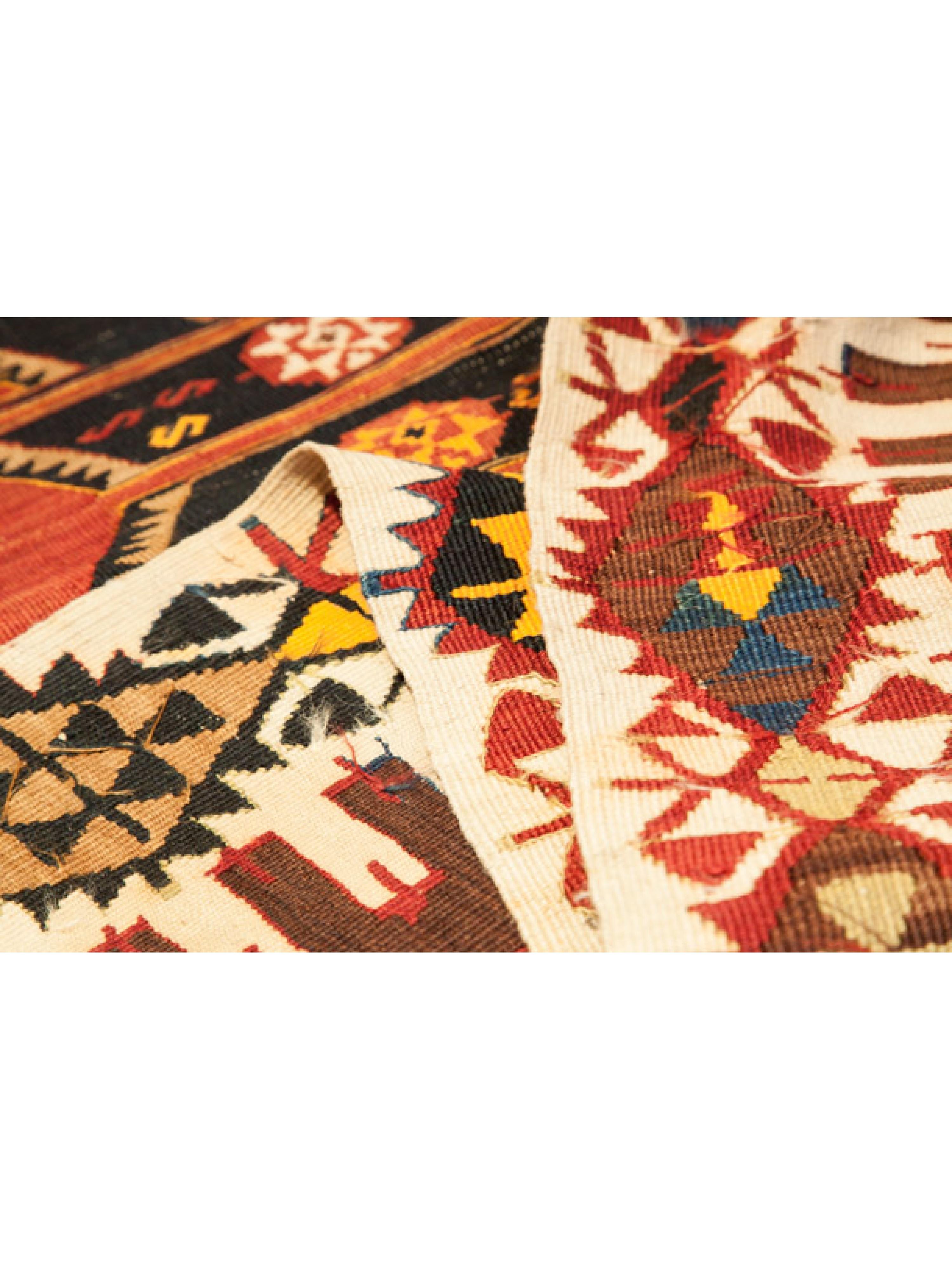 Malatya Kelim-Teppich aus Wolle Old Vintage Ost Anatolian Türkischer Teppich im Angebot 5