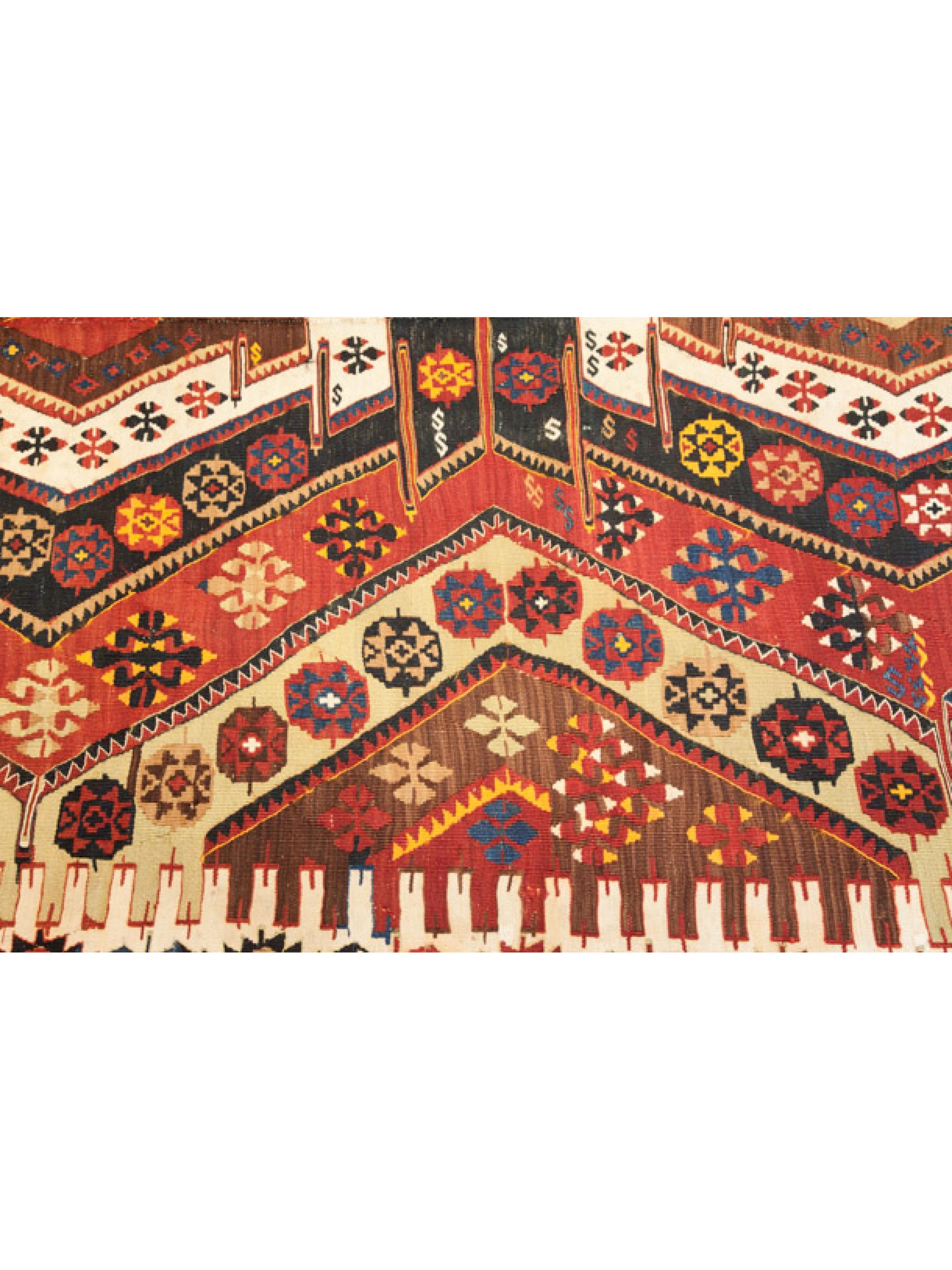 Malatya Kelim-Teppich aus Wolle Old Vintage Ost Anatolian Türkischer Teppich im Angebot 2