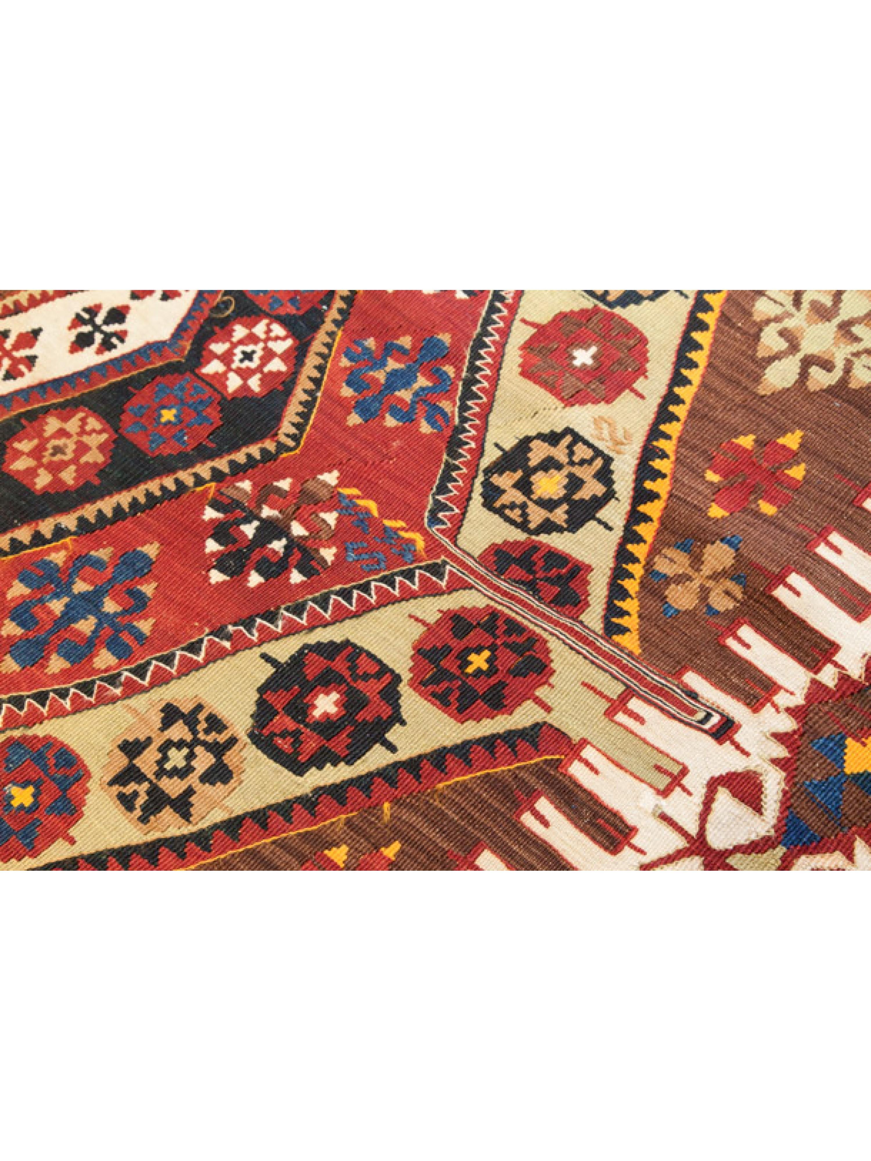 Malatya Kelim-Teppich aus Wolle Old Vintage Ost Anatolian Türkischer Teppich im Angebot 3