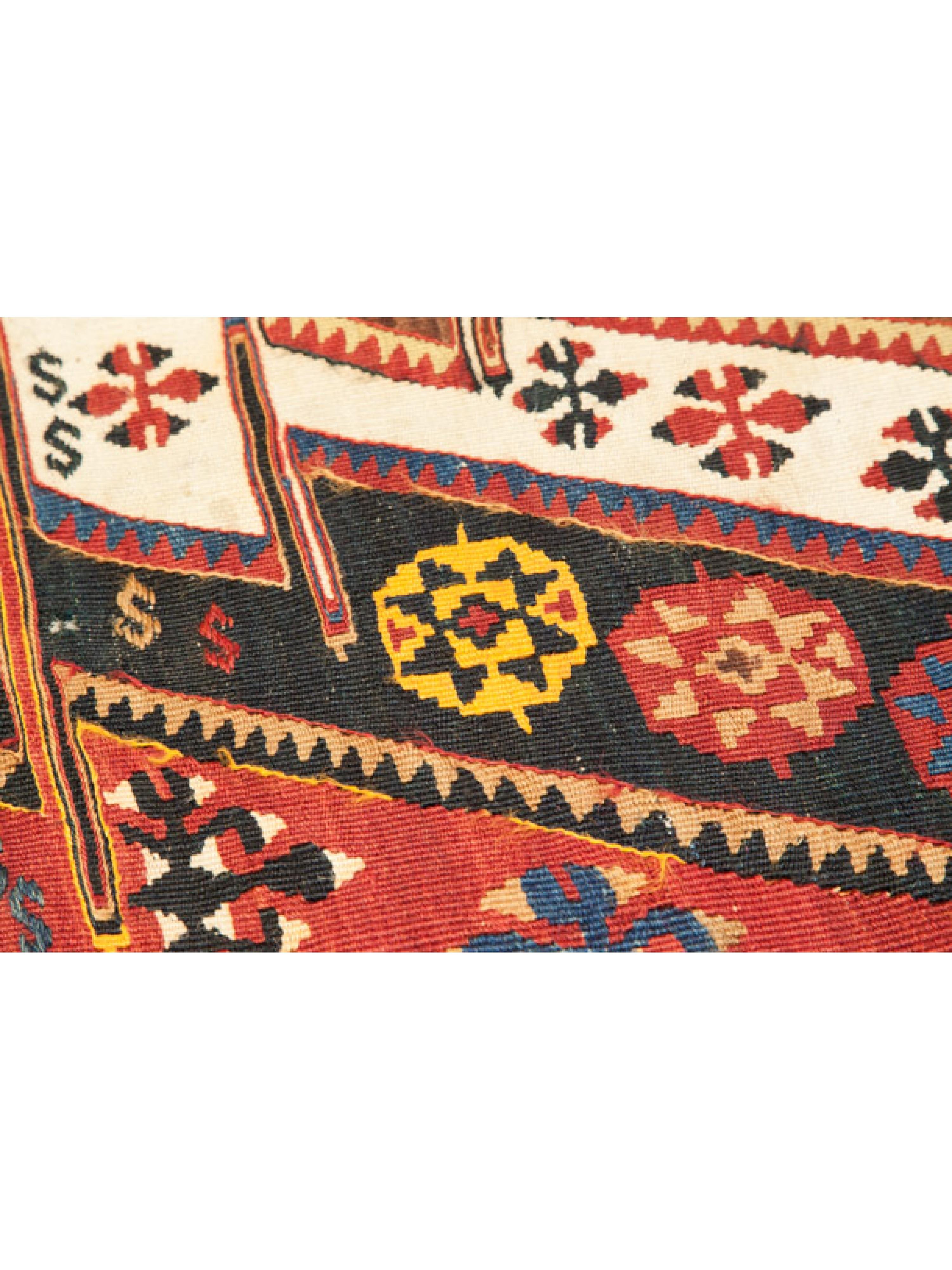 Malatya Kelim-Teppich aus Wolle Old Vintage Ost Anatolian Türkischer Teppich im Angebot 4