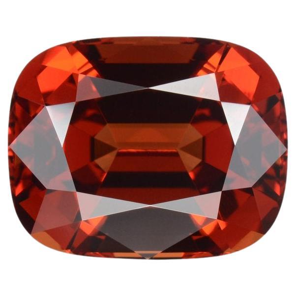 Malaya Garnet Ring Gem 10.15 Carat Cushion Loose Gemstone