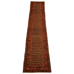 Malayer Antiker Boteh-Läufer - 3'2" x 15'0"