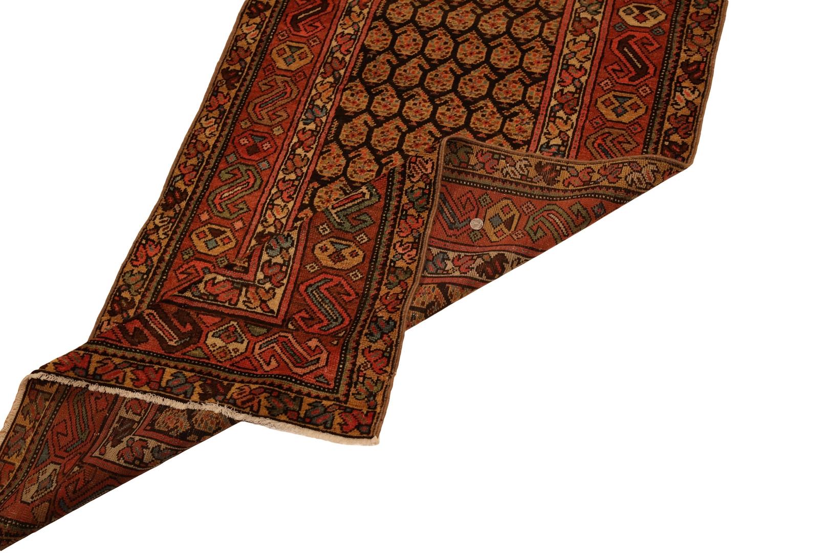 Malayer Antique Boteh Runner - 3'2