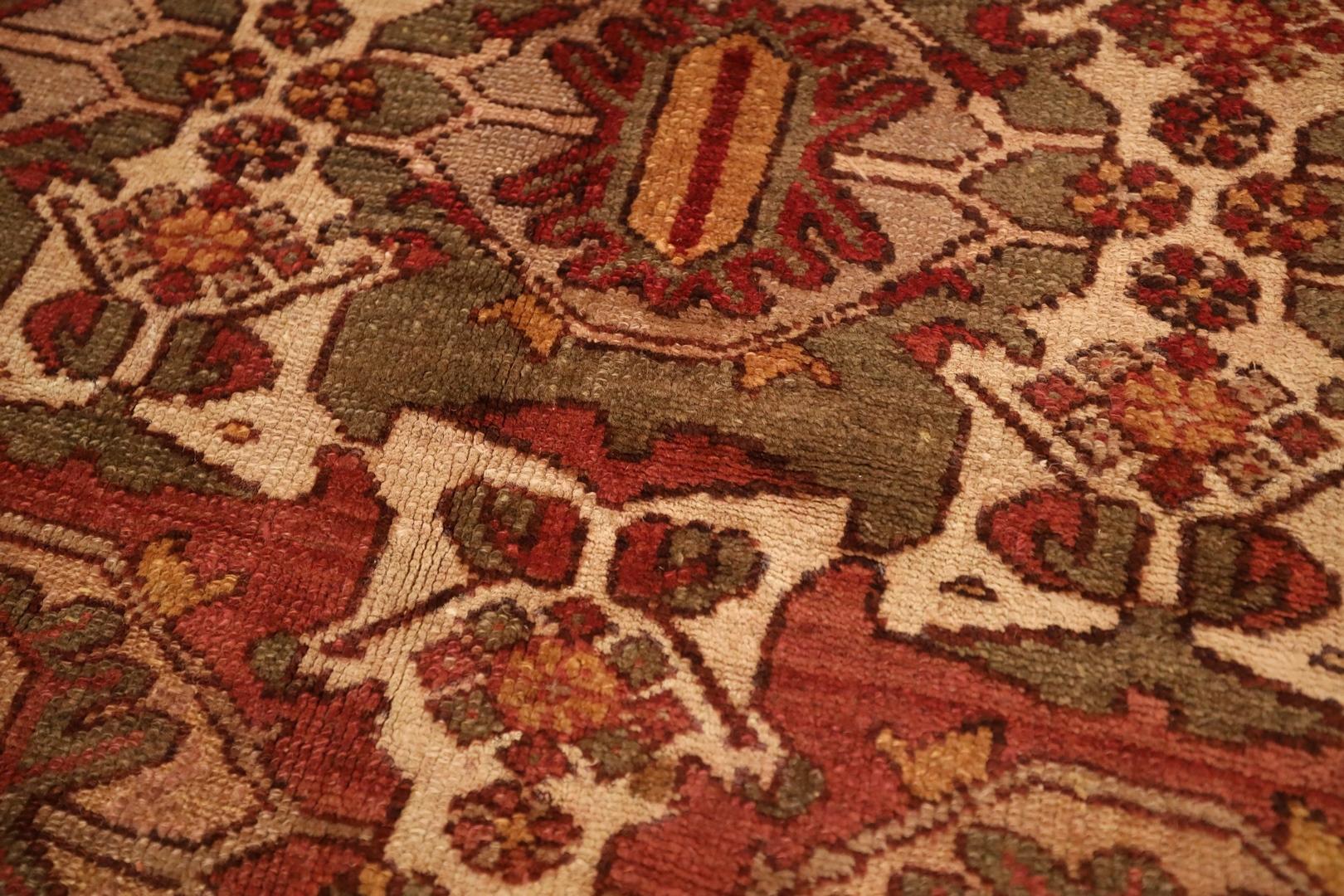 Wool Malayer Antique Gallery-Size Rug - 13'0