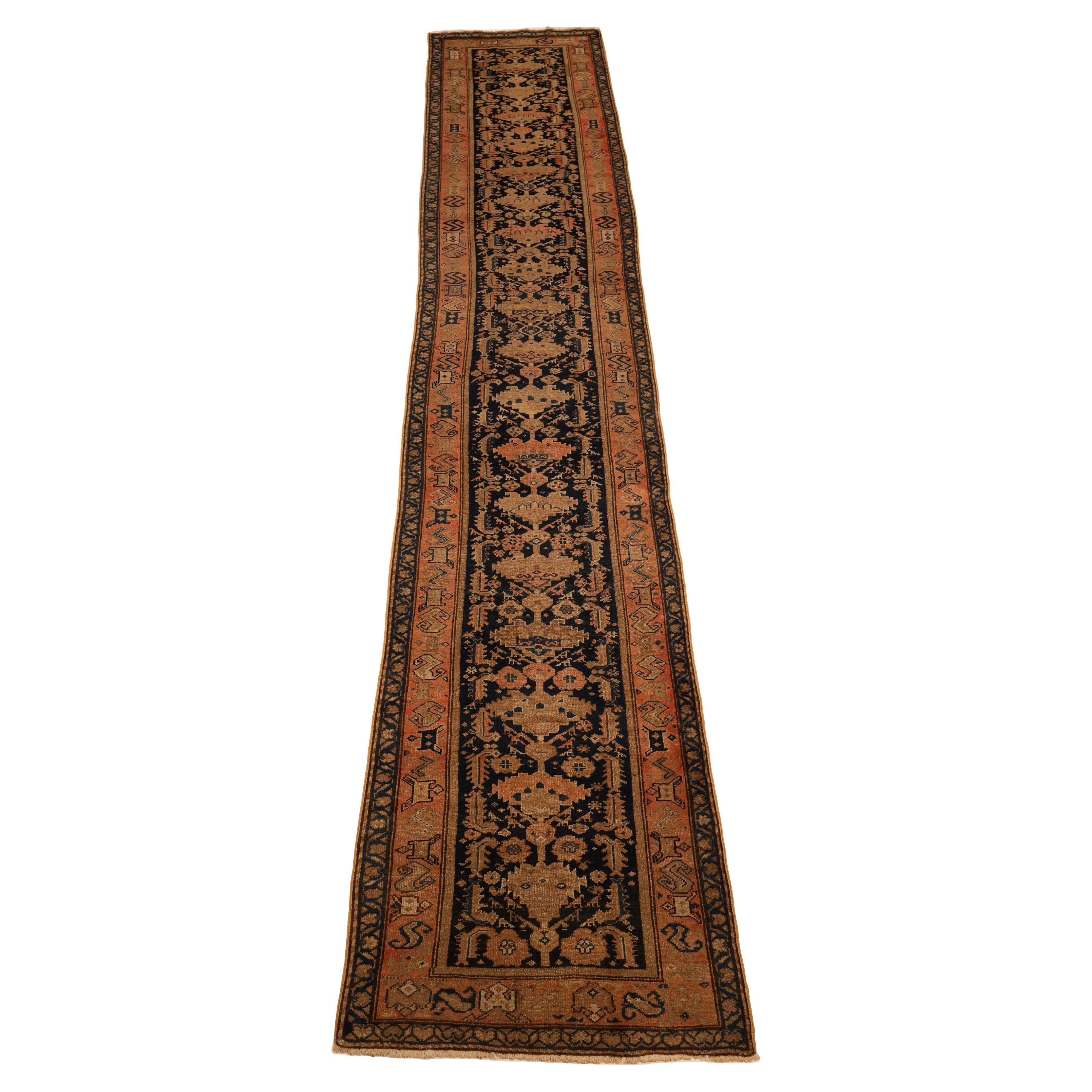 Malayer Antique Runner - 3'4" x 18'3" For Sale