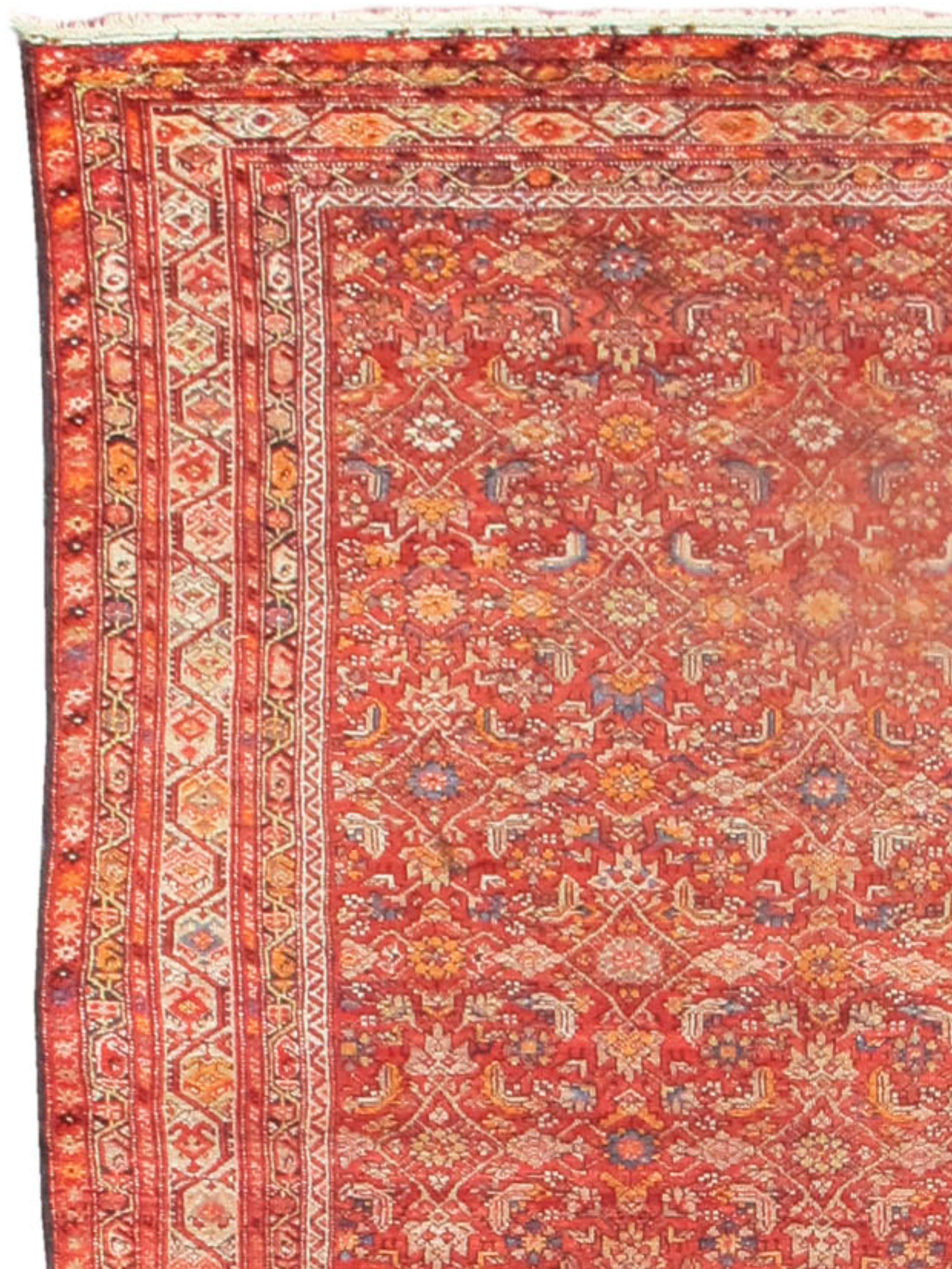 Langer Malayer-Teppich, um 1910 (Handgeknüpft) im Angebot