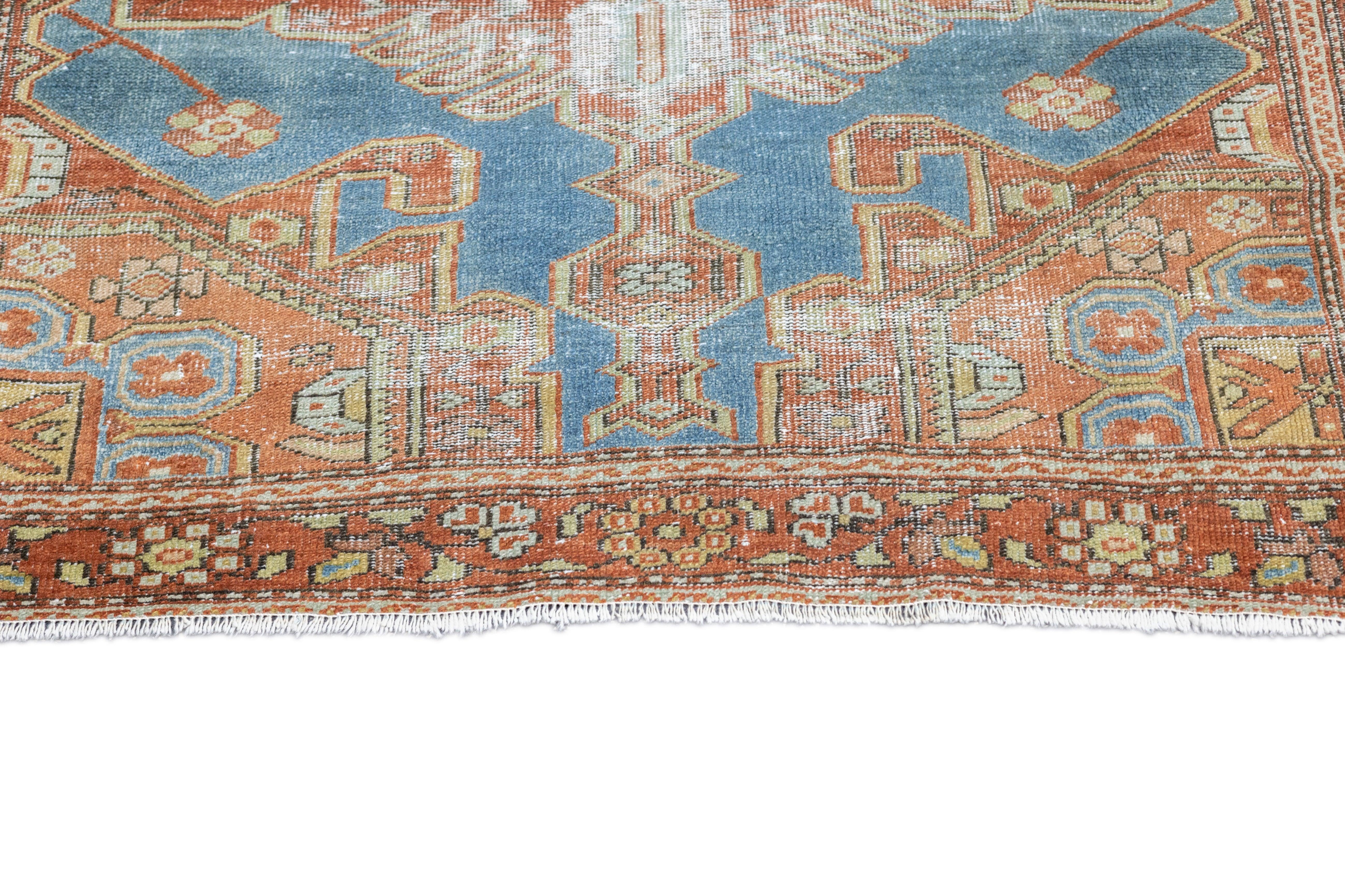 Malayer-Teppich 4'1'' x 6'5'' im Zustand „Gut“ im Angebot in New York, NY