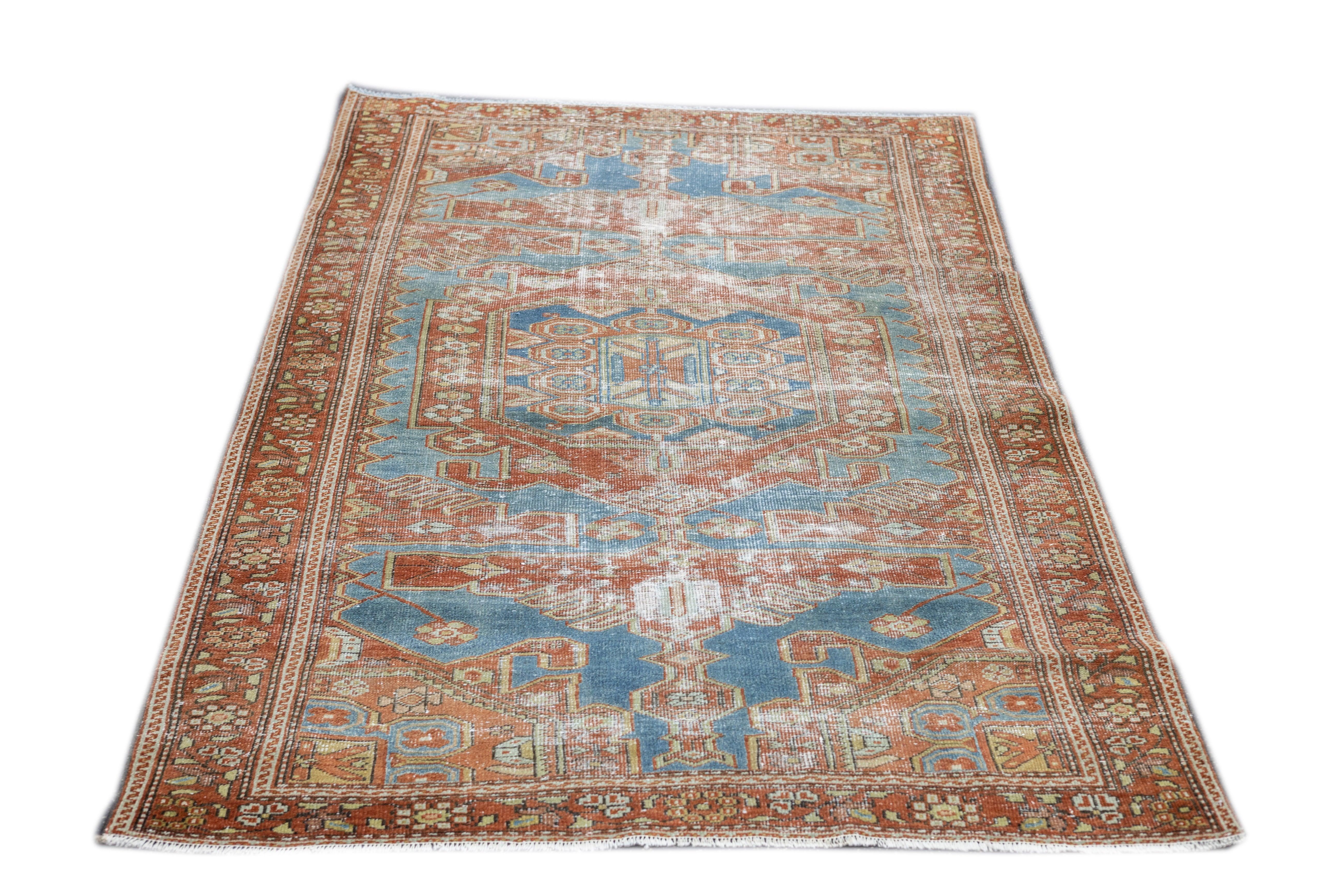 Malayer-Teppich 4'1'' x 6'5'' (Wolle) im Angebot