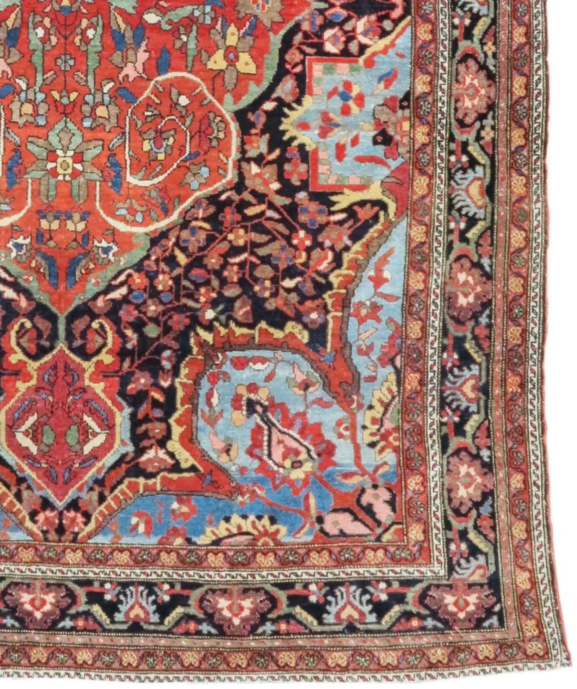 Persian Malayer rug. Measures: 4'10