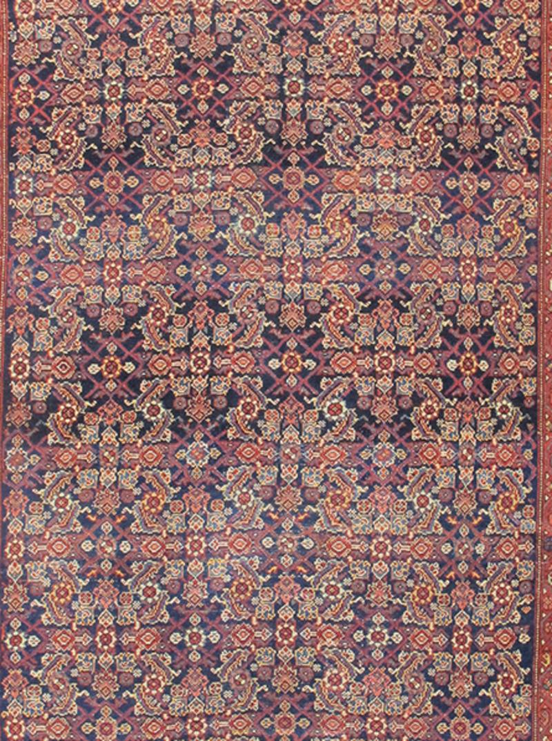 Hand-Knotted Malayer Rug For Sale