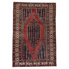 Malayer-Teppich in Blau-Rot im Design 1920