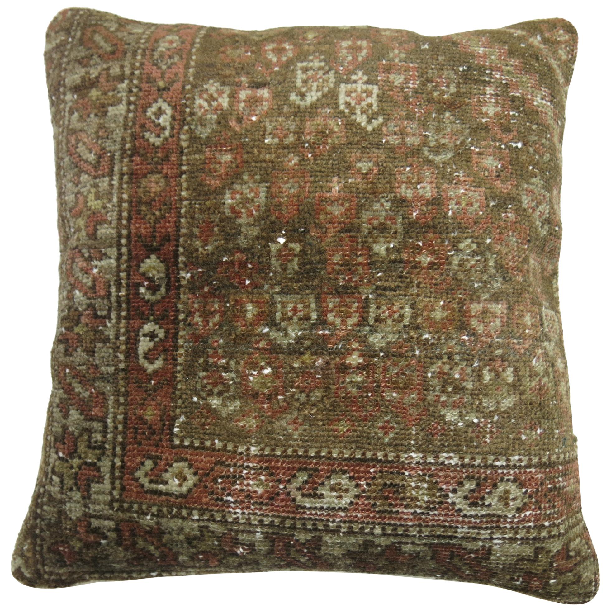 Malayer Rug Pillow For Sale