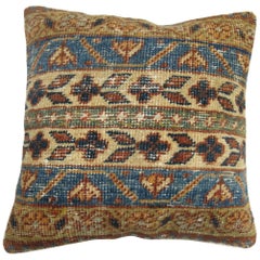 Coussin de tapis Mahal ancien