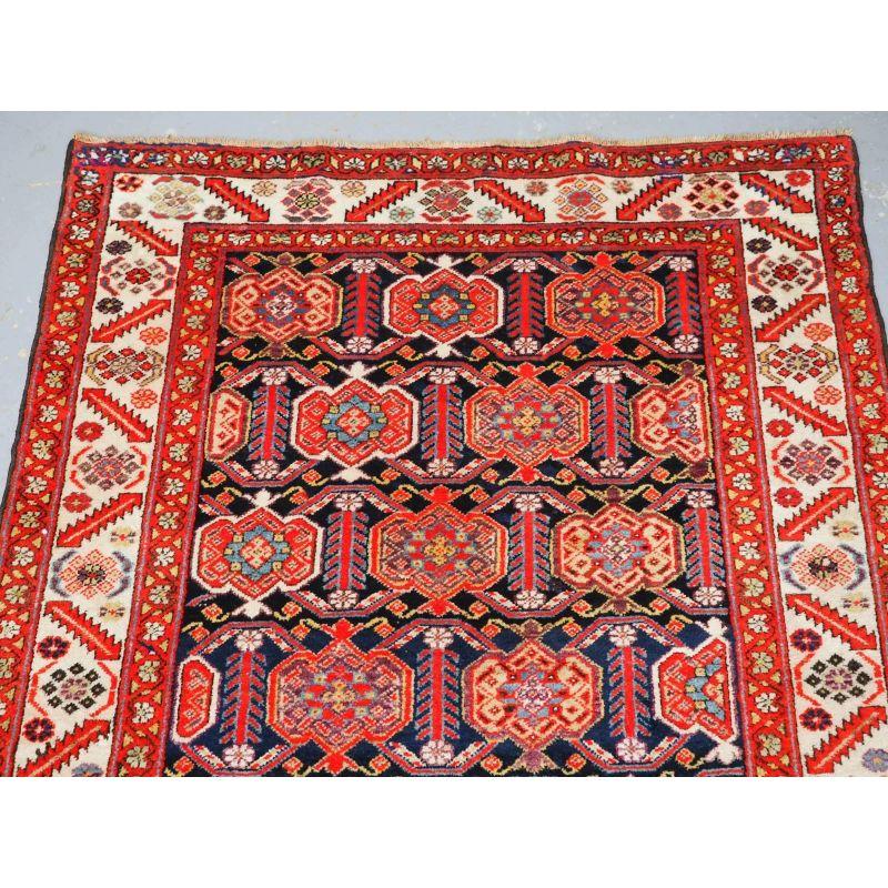 Asian Malayer Rug with an Interesting Shield Design For Sale