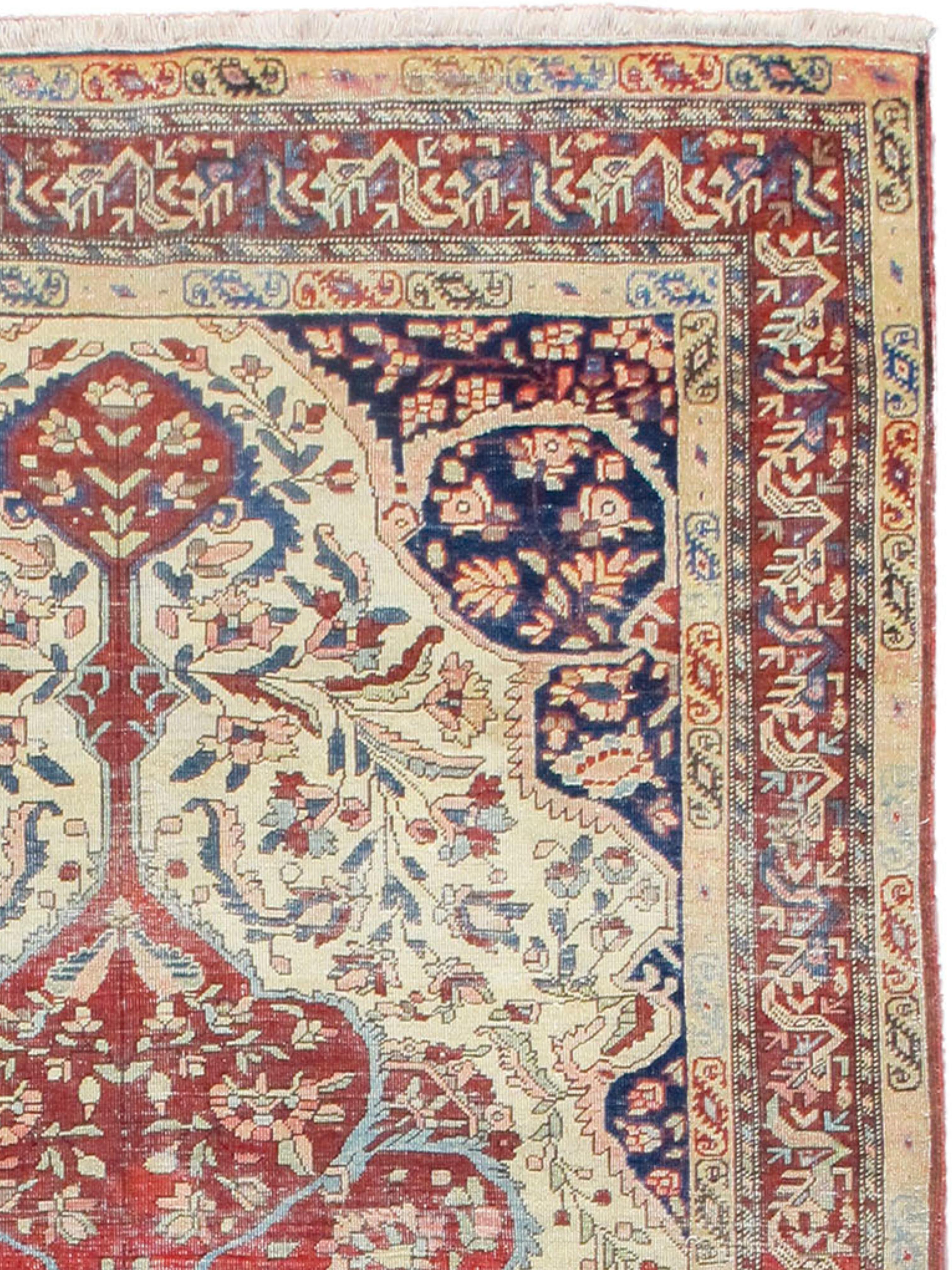 Malayer Sarouk-Teppich, 19. Jahrhundert (Persisch) im Angebot