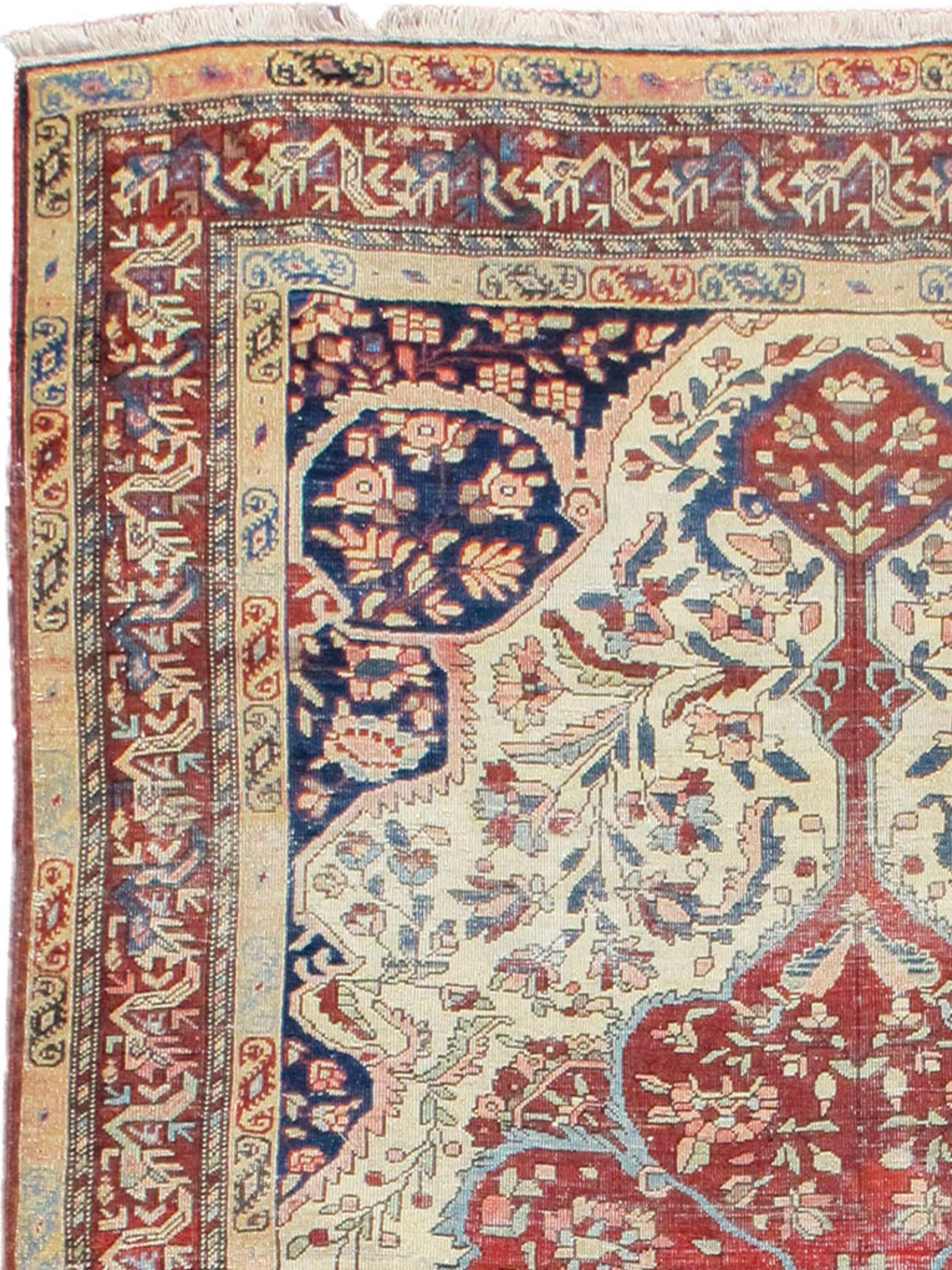 Malayer Sarouk-Teppich, 19. Jahrhundert (Handgeknüpft) im Angebot