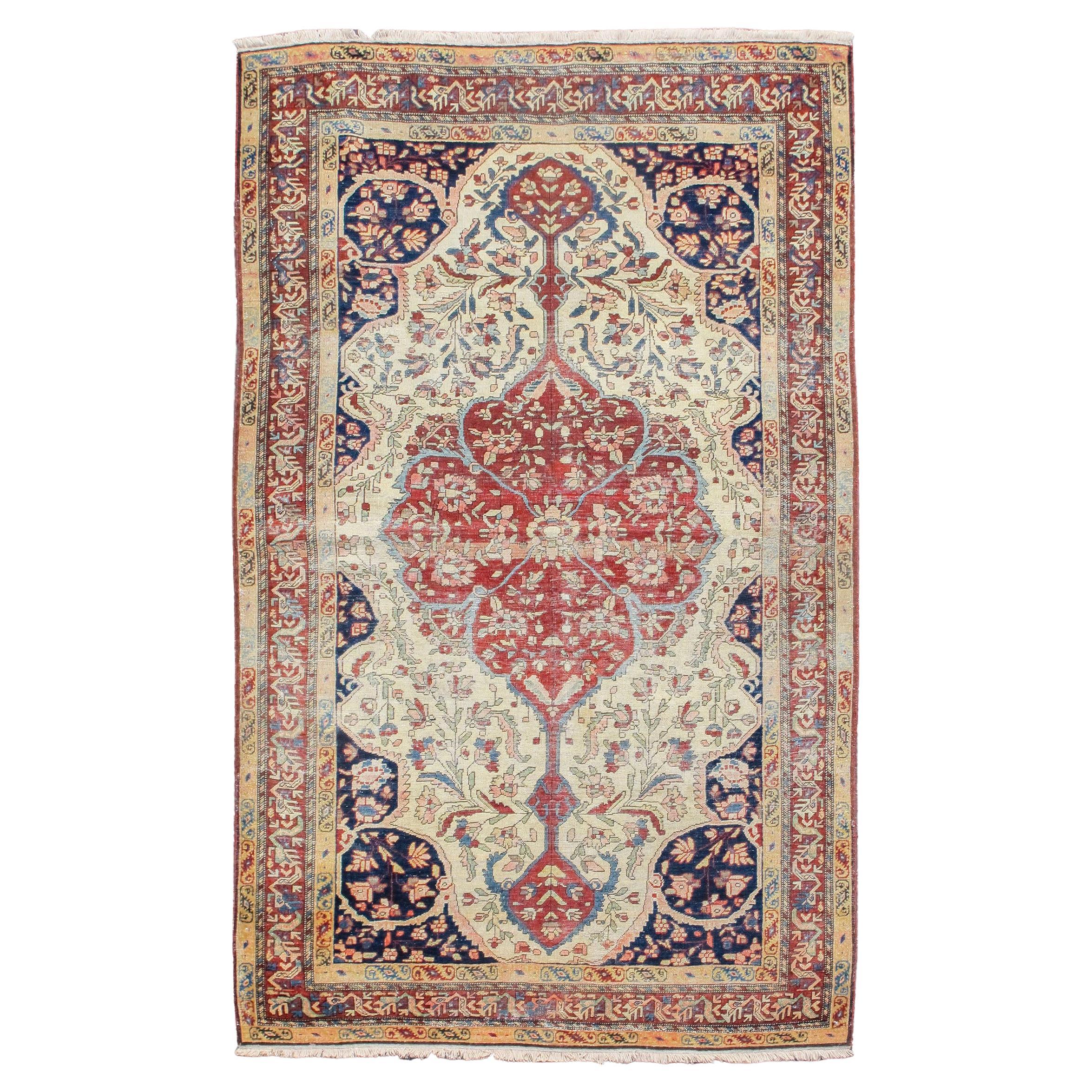 Alfombra Malayer Sarouk, Siglo XIX