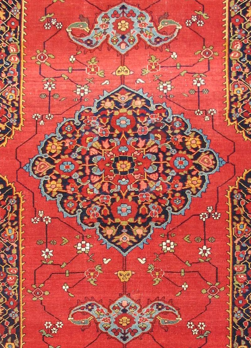 Persian Malayer Sarouk Rug For Sale