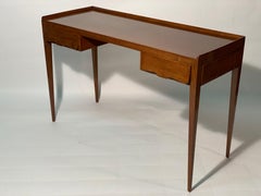 Malchiodi Midcentury Italian Center Writing Desk Two Drawers
