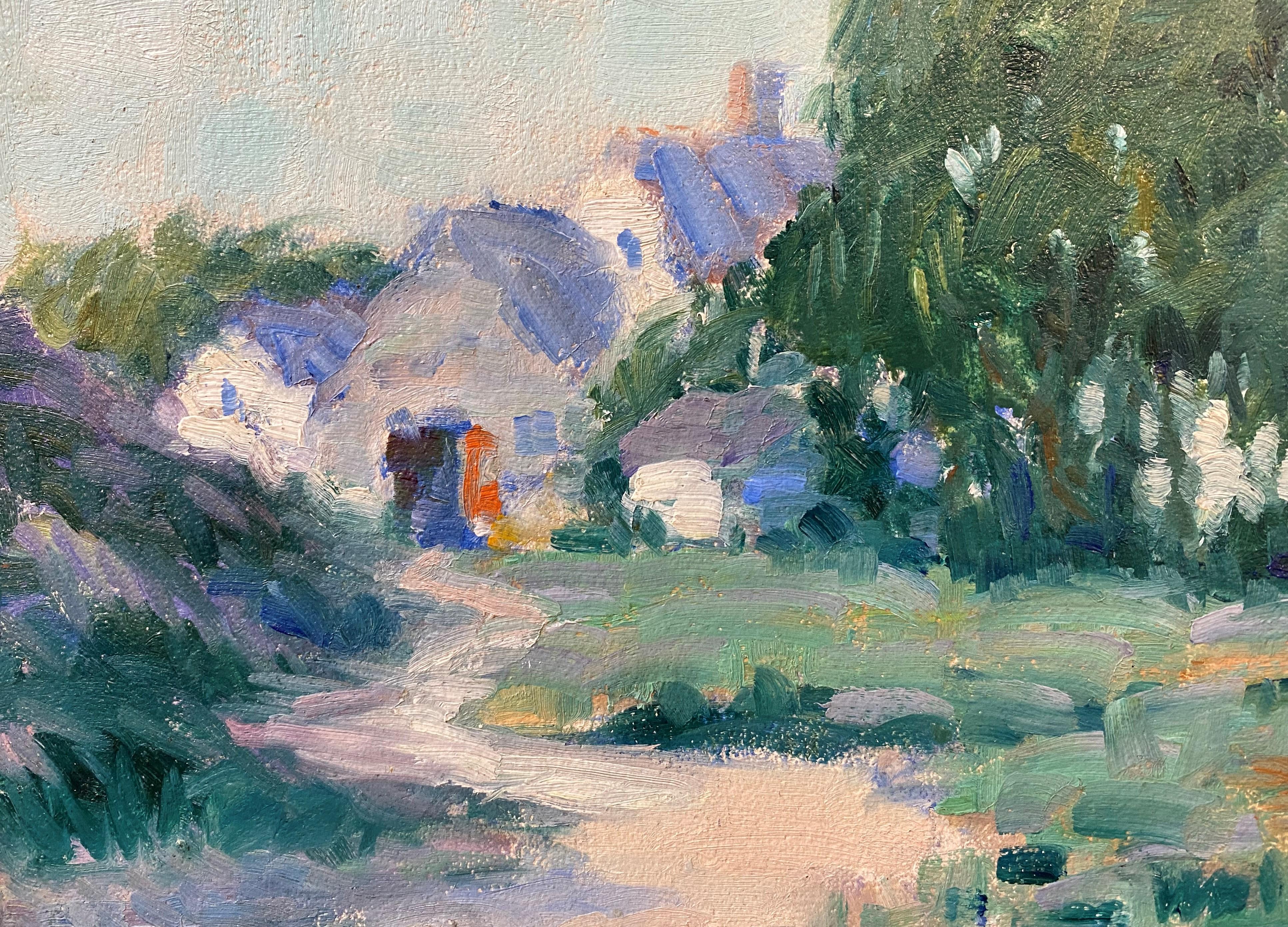 Parte trasera de Provincetown - Painting impresionista estadounidense de Malcolm Humphreys