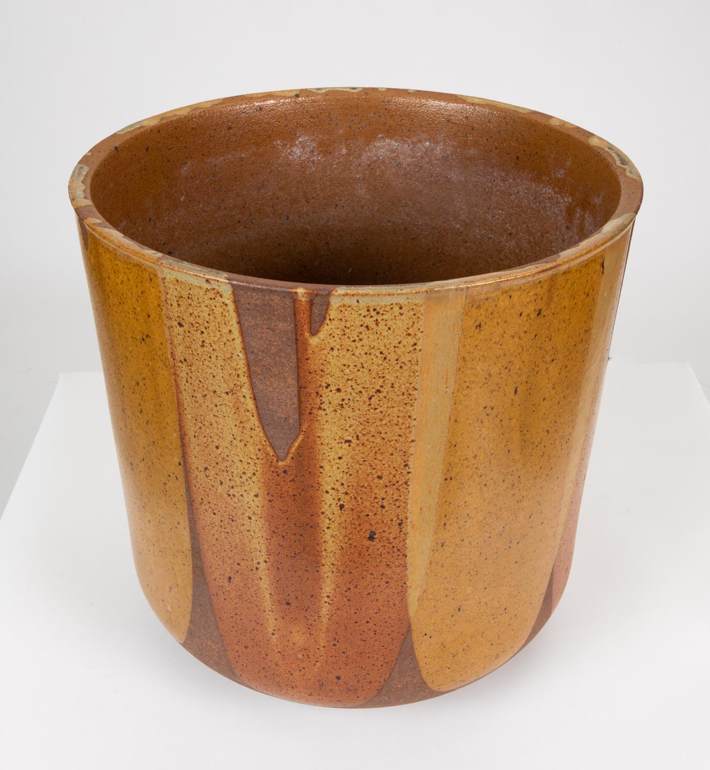 David Cressey LT-24 Flame-Glazed Planter for Architectural Pottery In Good Condition In Los Angeles, CA