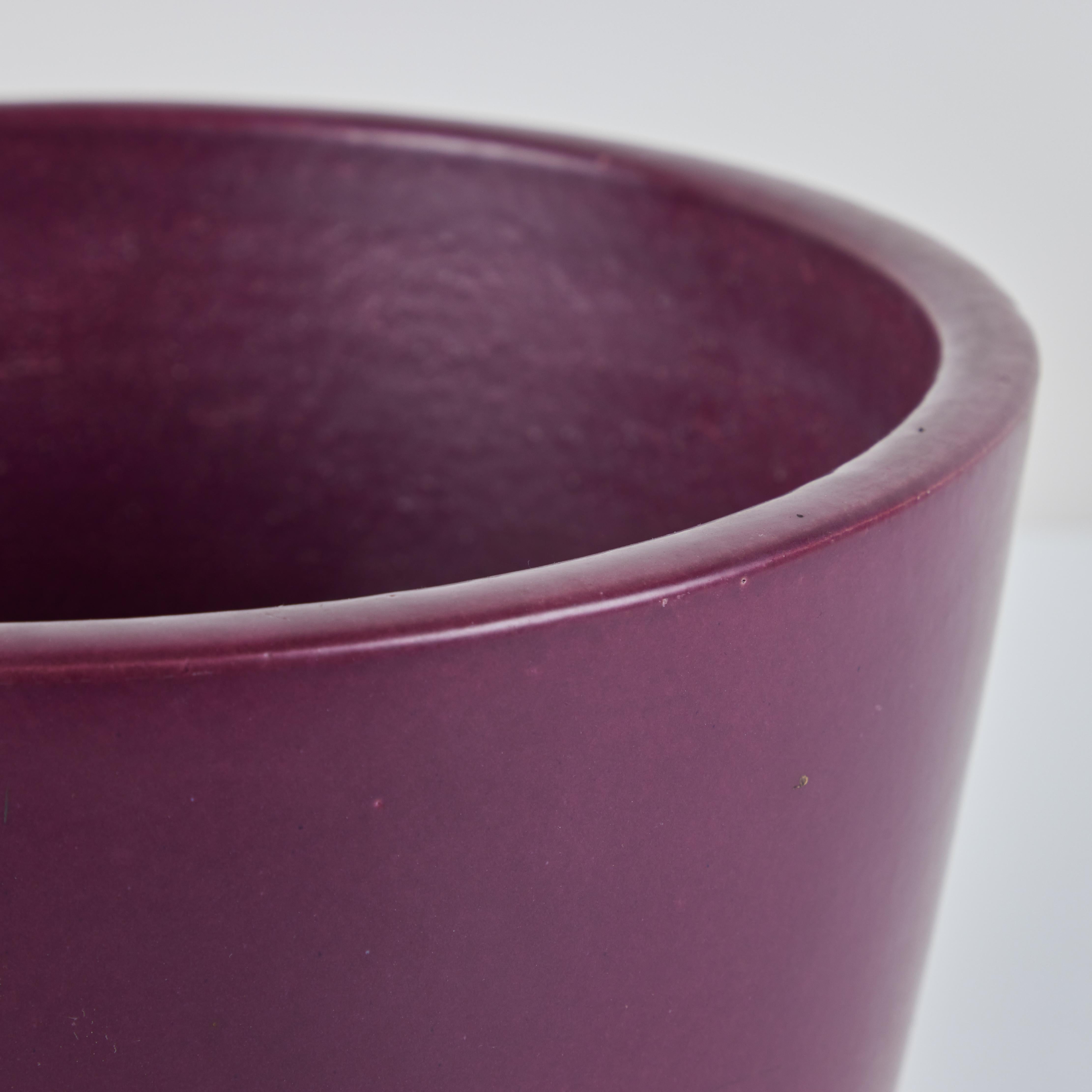 20th Century Malcolm Leland Purple Planter for Architectural Pottery For Sale