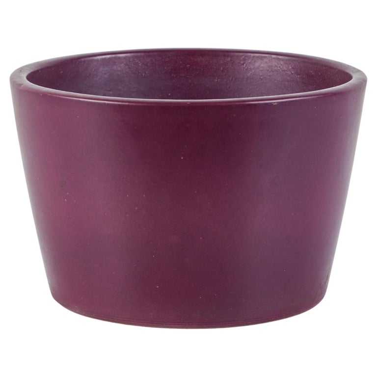 Malcolm Leland Purple Planter for Architectural Pottery For Sale at 1stDibs  | leland bitters, purple ceramic plant pots, purple flower pots ceramic