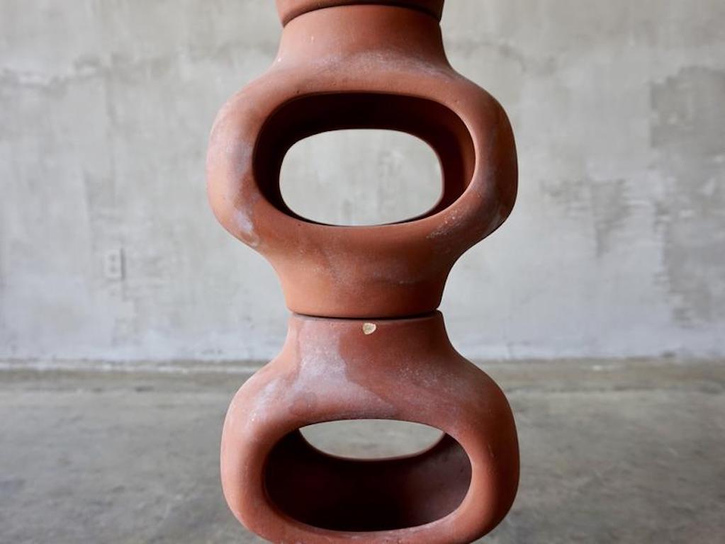 Mid-Century Modern Malcolm Leland Sculptural 'Floor Lantern'