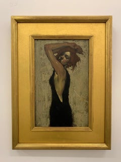 "Arms Overhead, " Artwork, Contemporary, Female Figure, Expressionistic, Painting