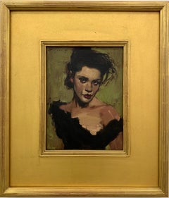 "Model Study, " Modern, Figurative, Portraiture, Painting