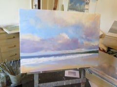 Filey, Malcolm Ludvigsen, Seascape Art, Original Painting, Affordable Art