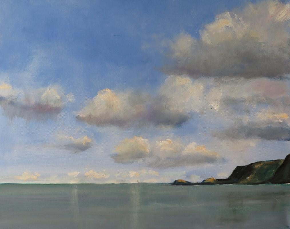 Whitby Clouds, sky art, cloud art, original art, affordable art, plein air art