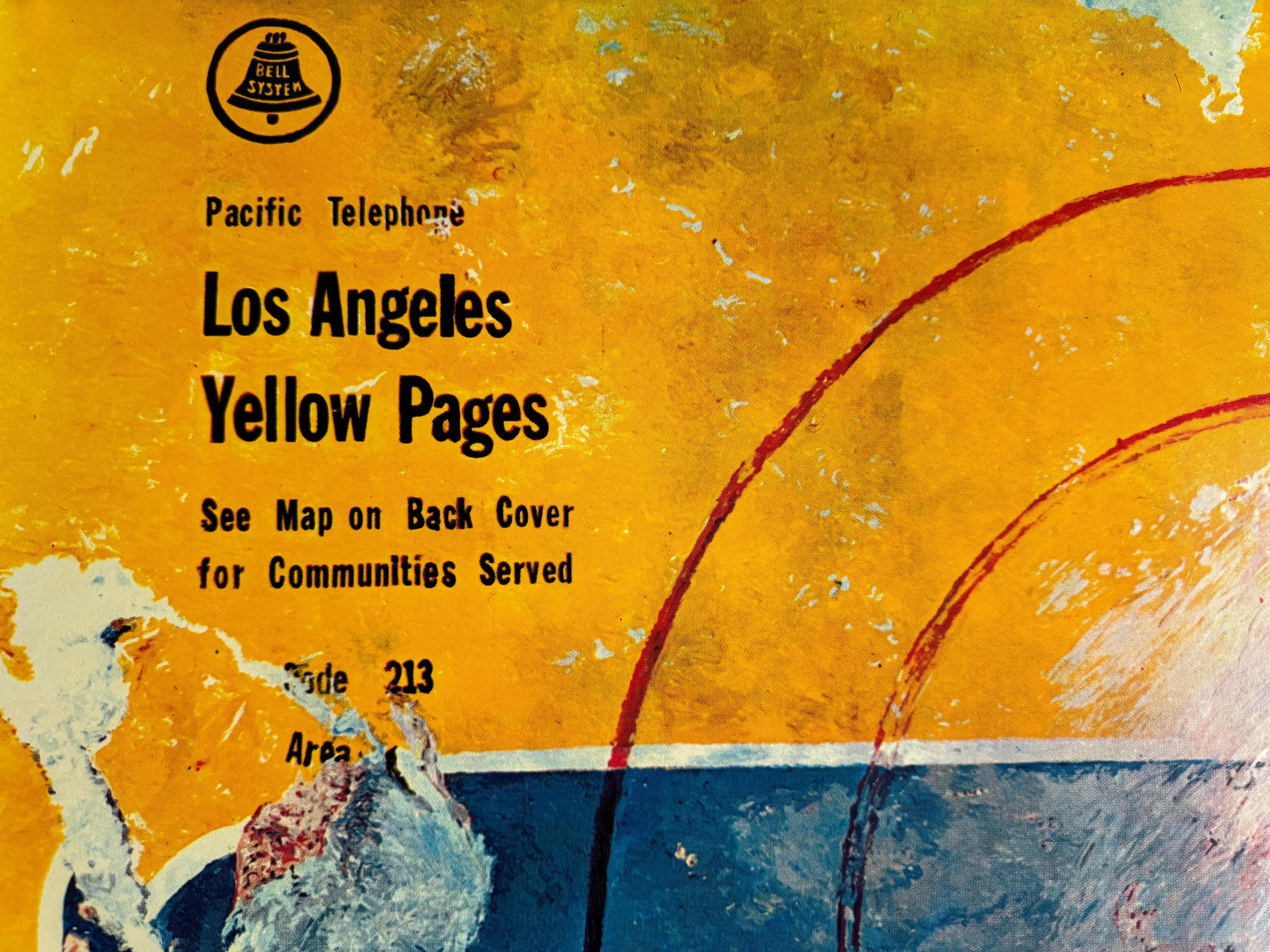 Autre Impression publicitaire « Pacific Telephone, LA Yellow Pages » de Malcolm Morley en vente