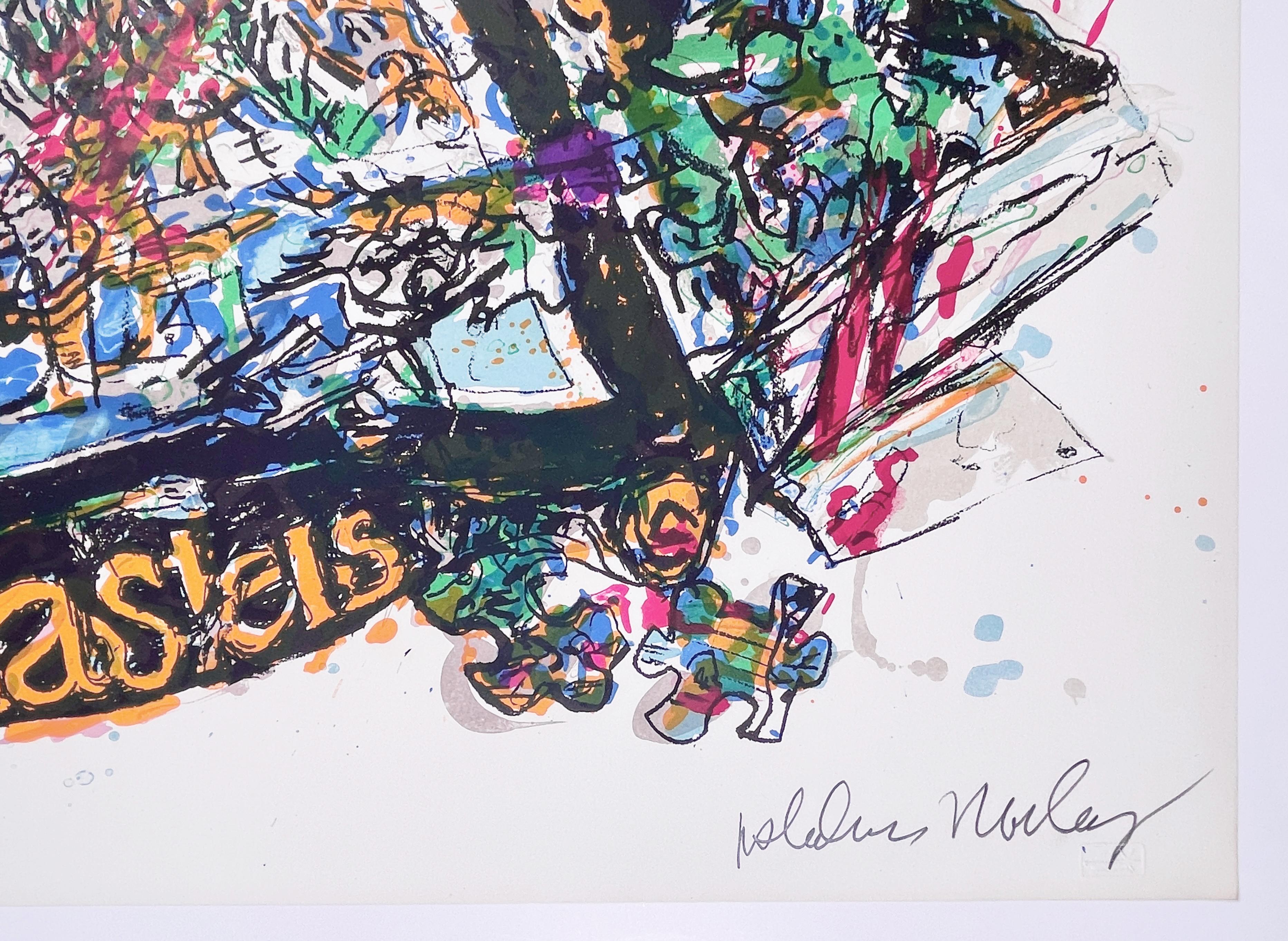 Arles/Miami by Malcolm Morley Miami beach postcard portfolio Van Gogh Arles For Sale 6