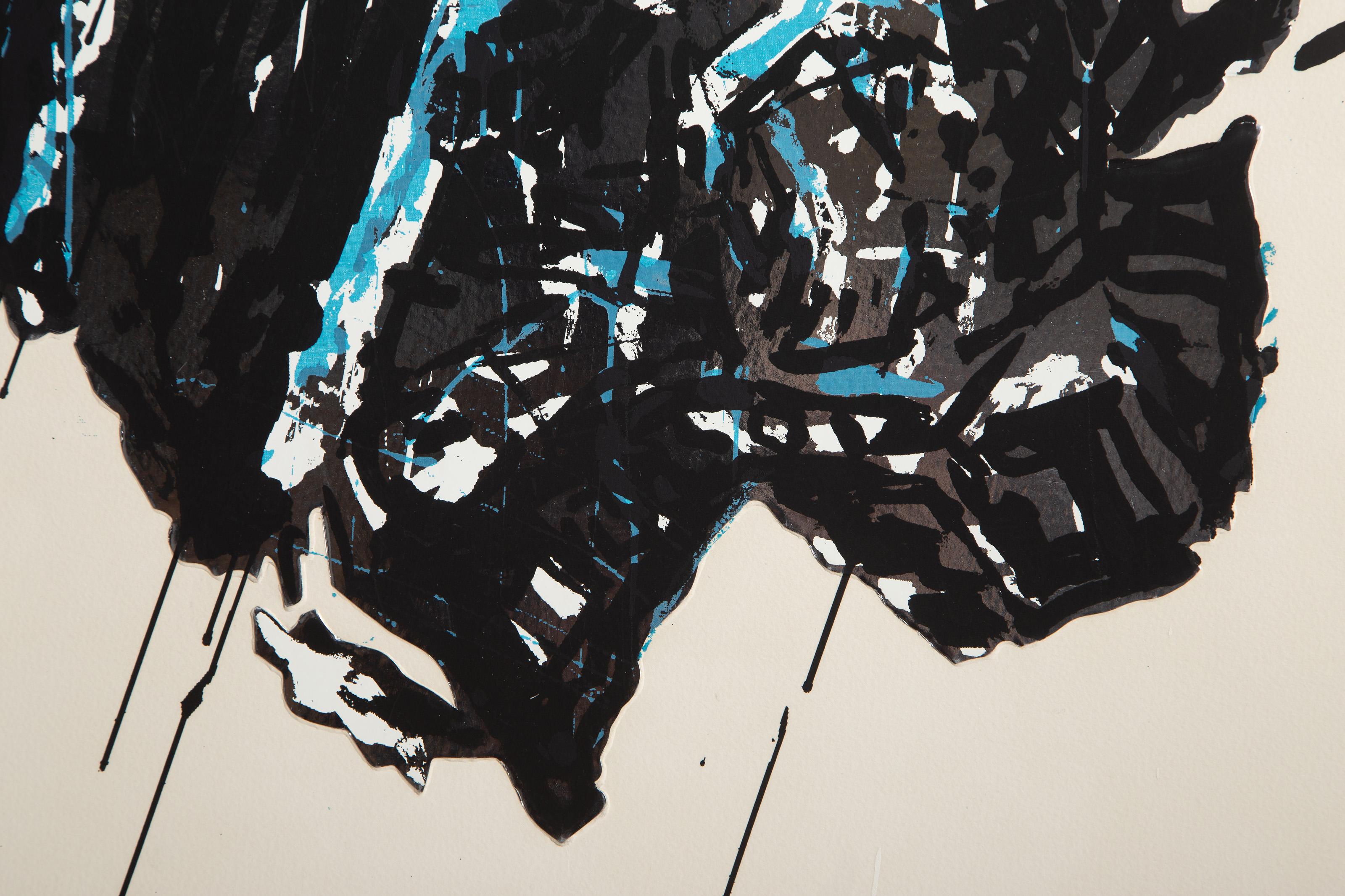 Abstrakt-expressionistischer Raumteiler „Asteroid“ von Malcolm Morley im Angebot 2