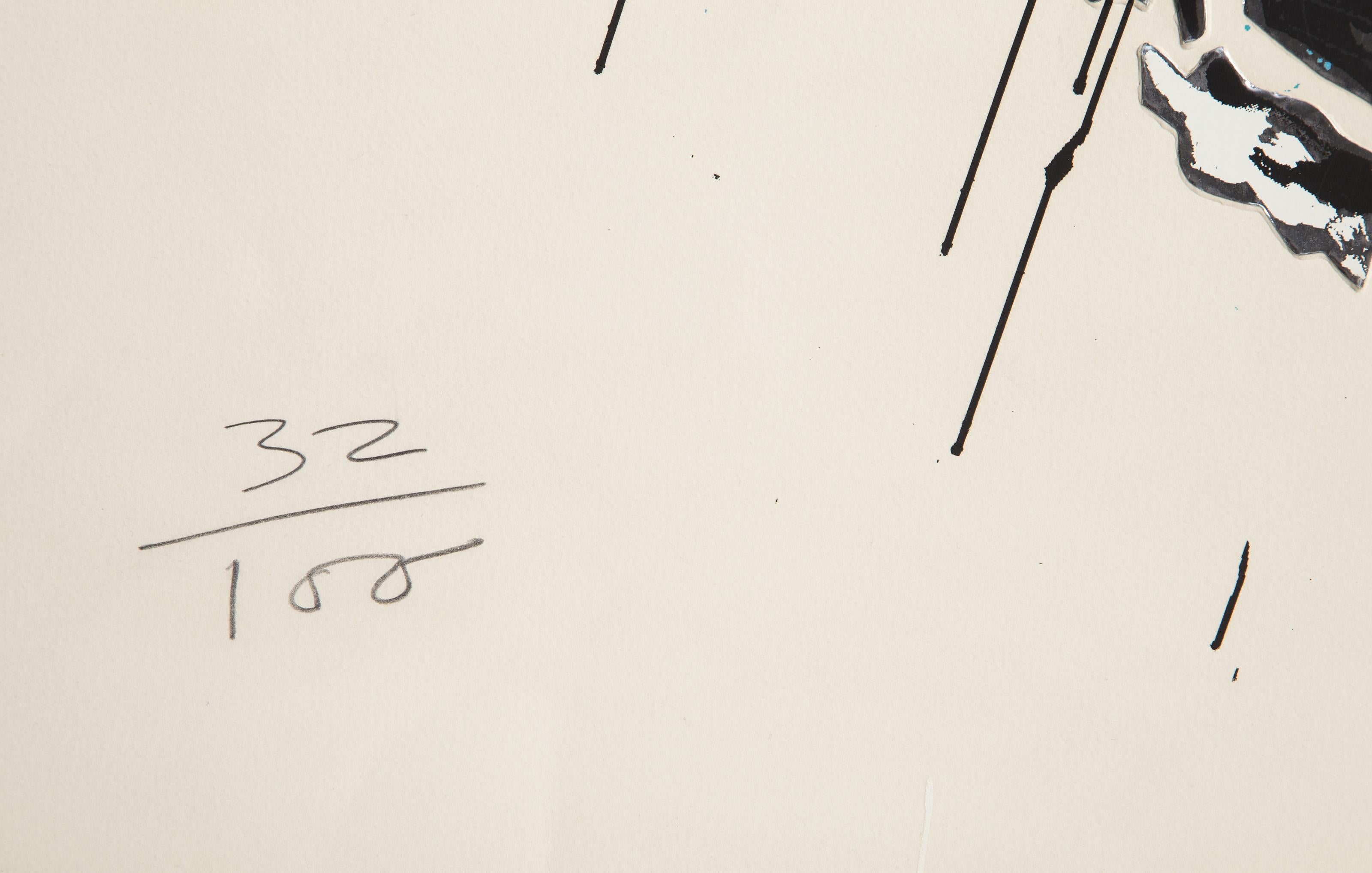 Abstrakt-expressionistischer Raumteiler „Asteroid“ von Malcolm Morley im Angebot 3