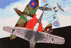 Battle of Britain, Pop Art Screenprint by Malcolm Morley