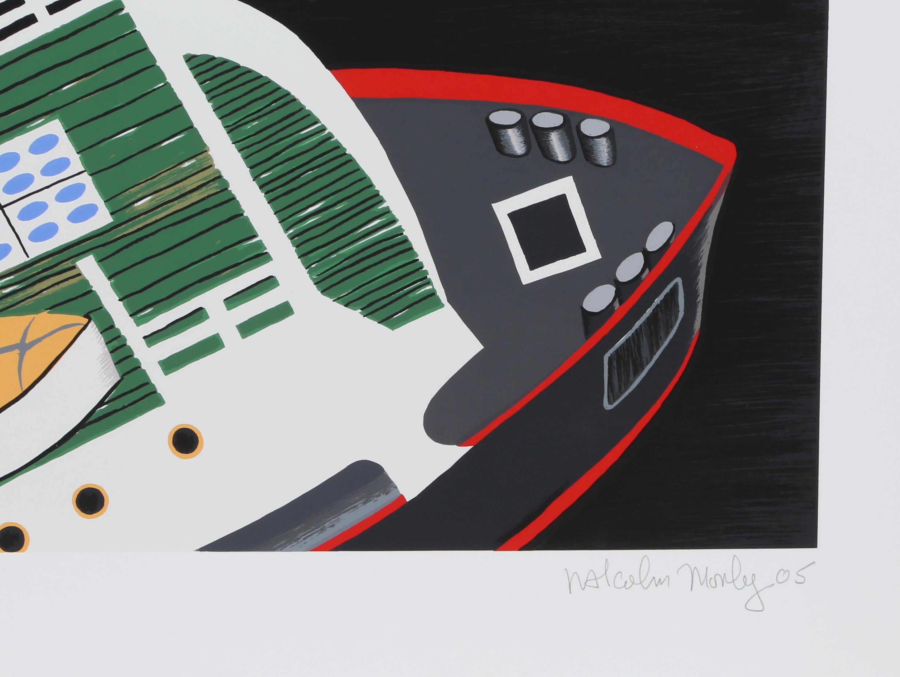 Batalla de Inglaterra, serigrafía pop art de Malcolm Morley en venta 3