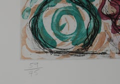Fallacies of Enoch 3, acquaforte surrealista di Malcolm Morley