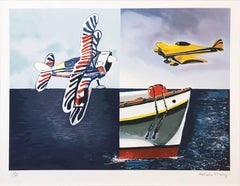 Quartet, Hand Signed Silkscreen, 2005, Edition of 175, Framed 38 x 45 inches
